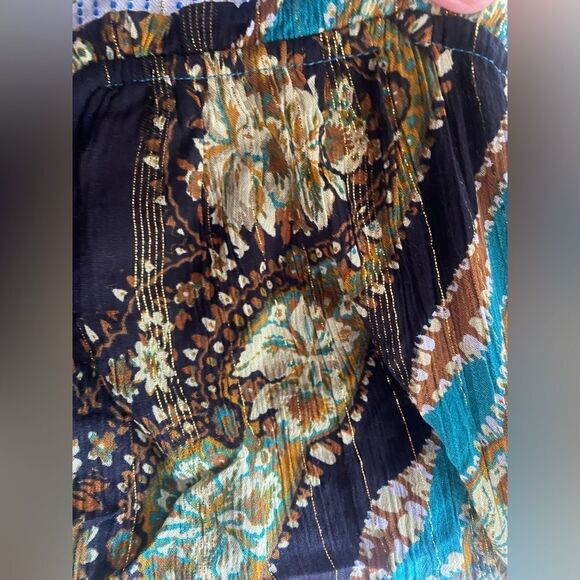 Free People Mojave Mermaid  Metallic Maxi Slip Dress Size Médium  Latigo Bay NWT - Picture 10 of 17